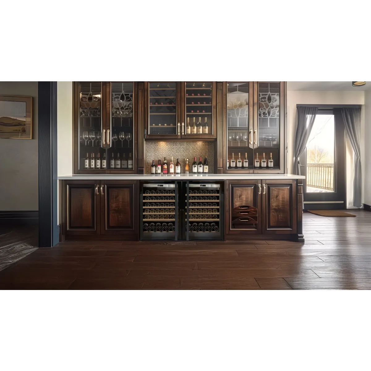 Transtherm Loft Vintage 27" Freestanding Wine Refrigerator