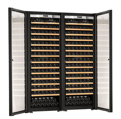 Transtherm Prestige Double Ermitage 364-Bottle Dual-Zone Wine Refrigerator