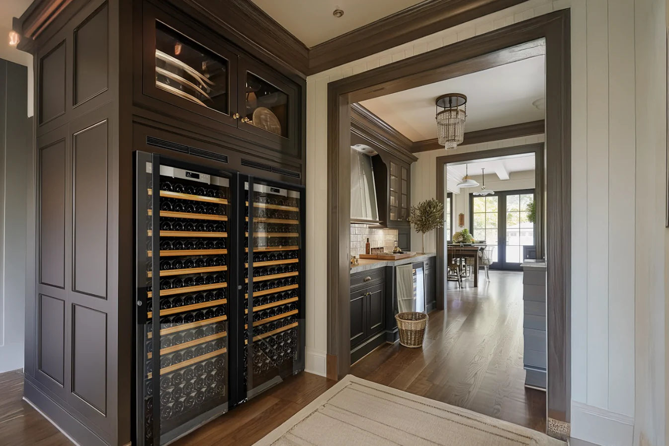 Transtherm Prestige Double Ermitage 364-Bottle Dual-Zone Wine Refrigerator