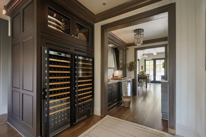 Transtherm Prestige Double Ermitage 364-Bottle Dual-Zone Wine Refrigerator
