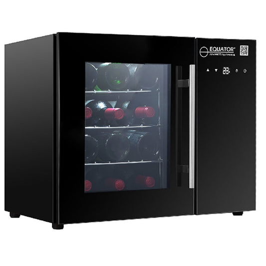 Equator 12 Bottles Countertop Wine Refrigerator Black Touch Control 110V - Your Wine Corner