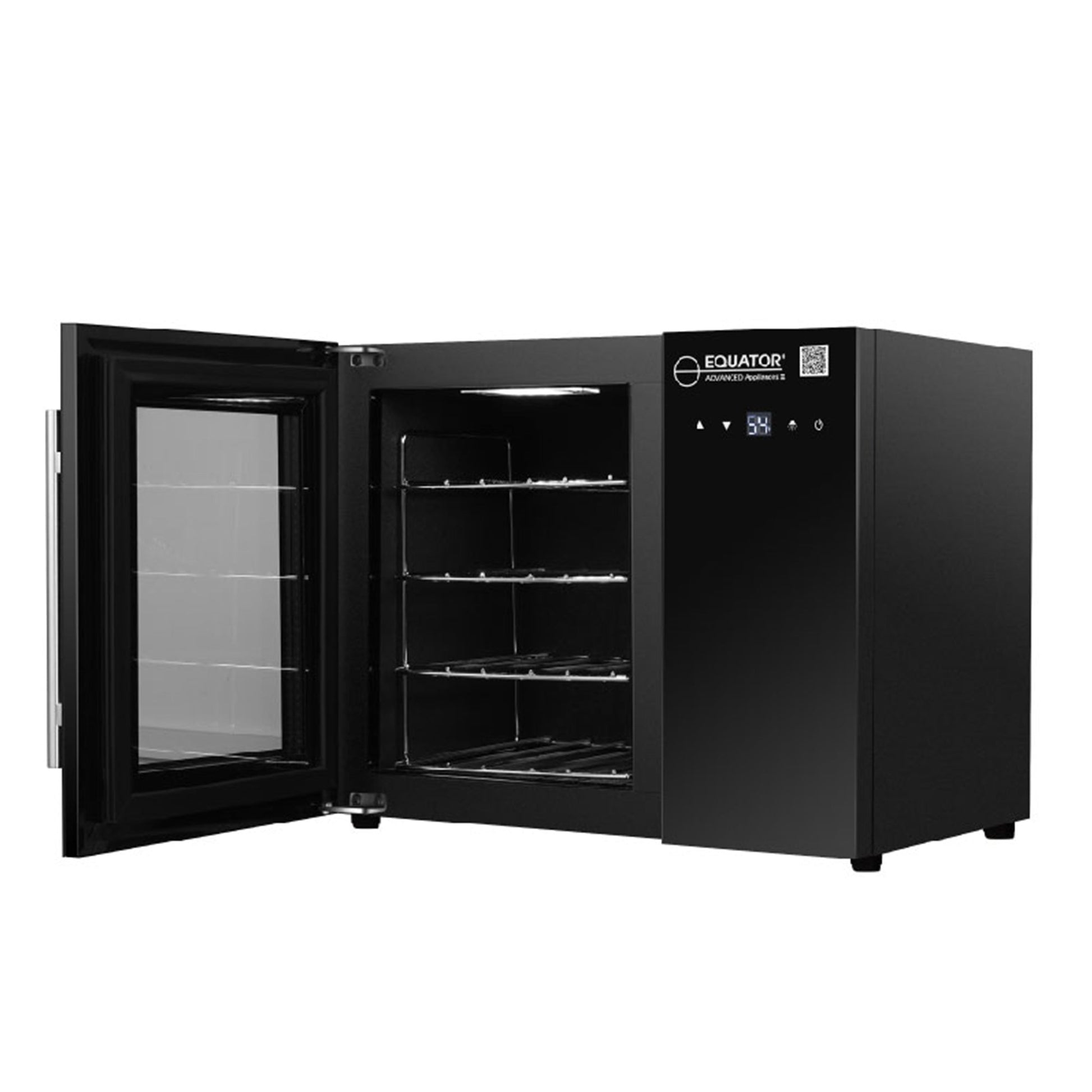 Equator 12 Bottles Countertop Wine Refrigerator Black Touch Control 110V - Your Wine Corner