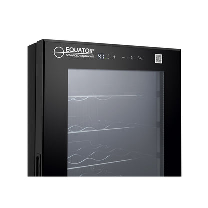 Equator 32 Bottles Wine Refrigerator Freestanding 1 Zone Touch Control 110V - Your Wine Corner