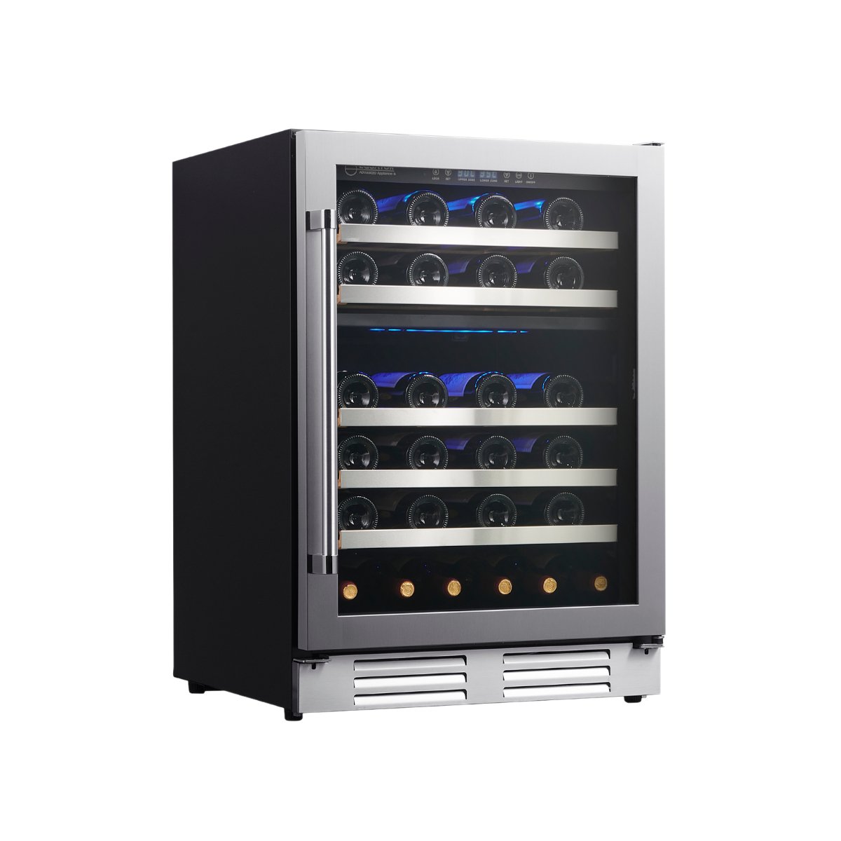 Equator Dual Zone 52 - Bottle Free Standing/Built - In Wine Cooler Stainless 110V - Your Wine Corner