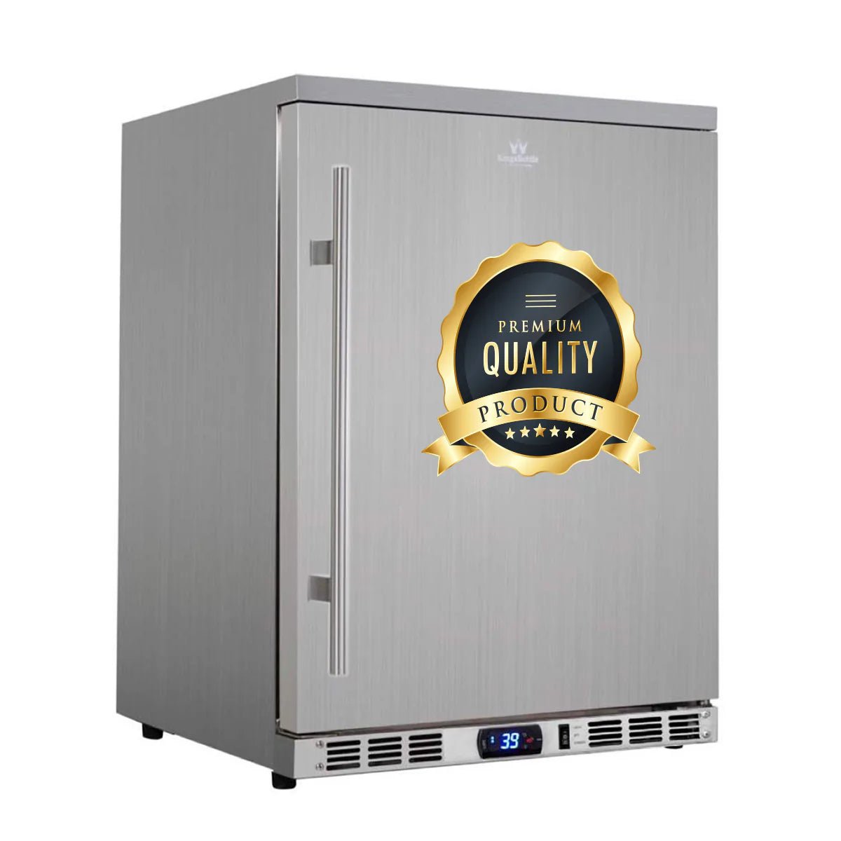 KingsBottle 24" Outdoor Beer Fridge Cooler Stainless Steel - Your Wine Corner