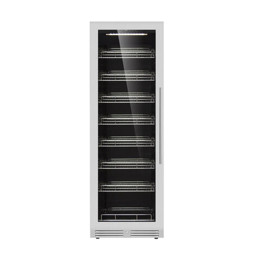 KingsBottle Large Beverage Refrigerator With Low - E Glass Door - Your Wine Corner